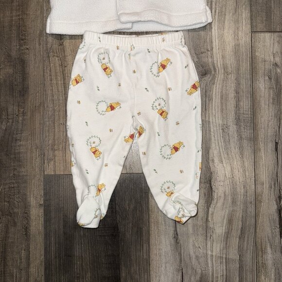 Vintage Winnie The Pooh baby Outfit 2 Piece 0-3 month Disney - Picture 3 of 9